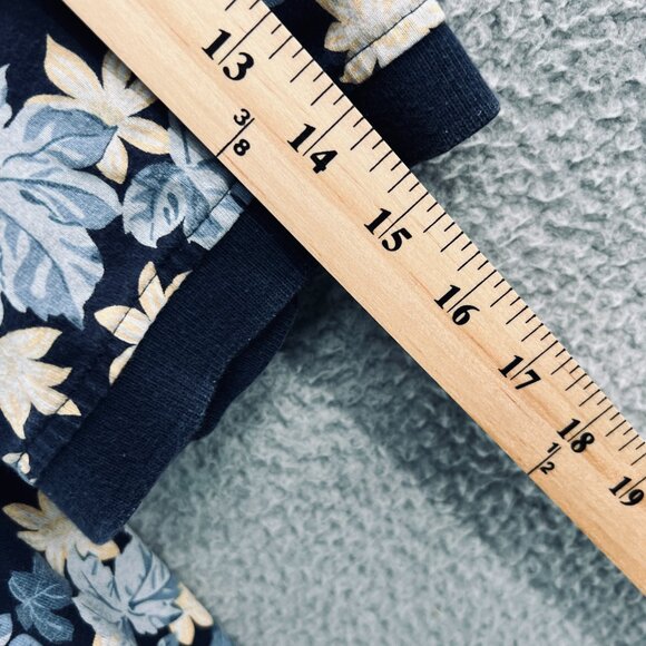 Tommy Hilfiger Golf Mens Polo Shirt Extra Large Blue Floral 100% Cotton Pullover - Picture 10 of 10